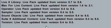 Live pack update
